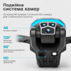 Квадрокоптер AE7 GPS – дрон с двумя камерами, бесколлекторными двигателями, системой избегания препятствий, 5G Wi-Fi, FPV, пультом с экраном 4,5″, до 20 минут полета, до 200 м, кейс-сумка